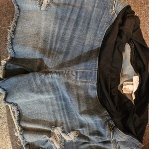 Isabel Maternity by Ingrid & Isabel Blue Jean Shorts